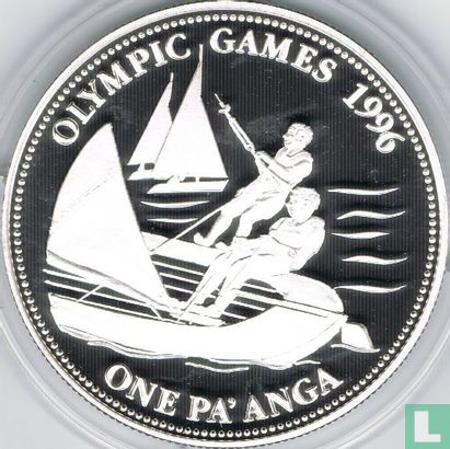 Tonga 1 pa'anga 1992 (PROOF) "1996 Summer Olympics in Atlanta" - Afbeelding 2