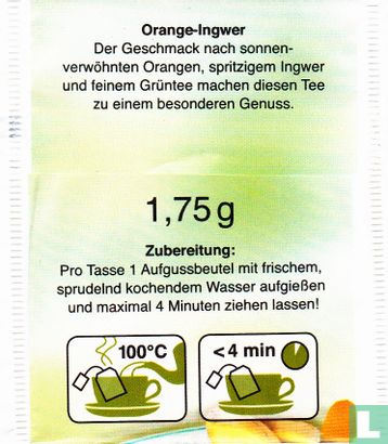 Grüner Tee Orange-Ingwer - Bild 2