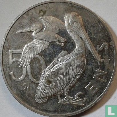British Virgin Islands 50 cents 1973 - Image 2