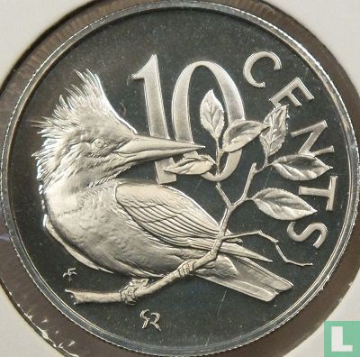 Britische Jungferninseln 10 Cent 1973 (PP) - Bild 2