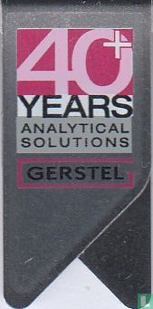 40 Years Analytical Solutions Gerstel - Afbeelding 1