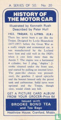 1922. Trojan, 1.5 litres. (G.B.) - Afbeelding 2