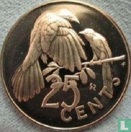 Britische Jungferninseln 25 Cent 1973 (PP) - Bild 2