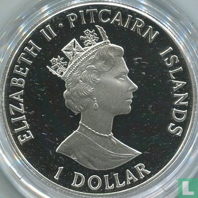 Pitcairninseln 1 Dollar 1990 (PP) "200th anniversary First settlement on Pitcairn Islands" - Bild 2