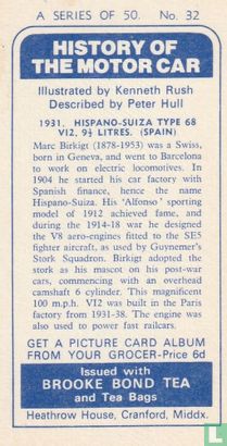1931. Hispano-Suiza type 68 V12, 9.5 litres. (Spain) - Image 2