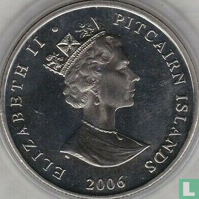 Pitcairneilanden 1 dollar 2006 "80th Birthday of Queen Elizabeth II" - Afbeelding 1