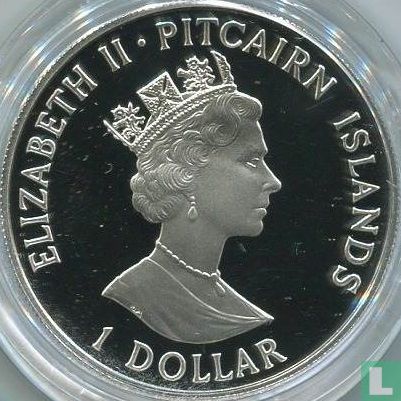 Îles Pitcairn 1 dollar 1989 (BE) "Bicentenary of the mutiny on the Bounty" - Image 2