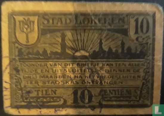 Lokeren 10 Centimes 1918 - Image 2