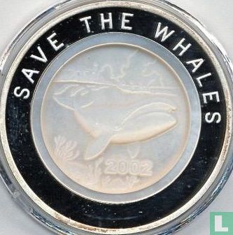 Samoa 10 tala 2002 (BE) "Save the whales" - Image 1