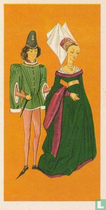 Formal clothes about 1480 - Afbeelding 1