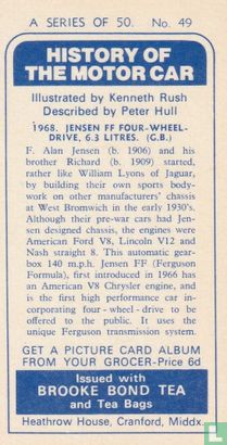 1968. Jensen FF four-wheel-drive, 6.3 litres. (G.B.) - Image 2