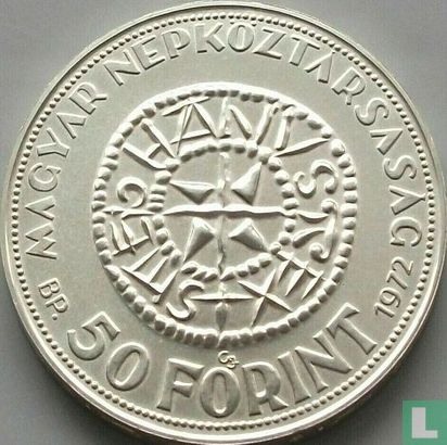 Hungary 50 forint 1972 "1000th anniversary Birth of King St. Stephen" - Image 1
