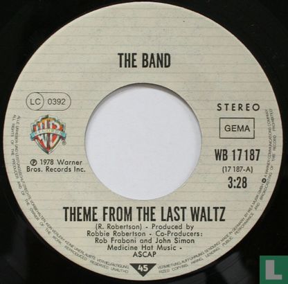 Theme from The Last Waltz - Afbeelding 2