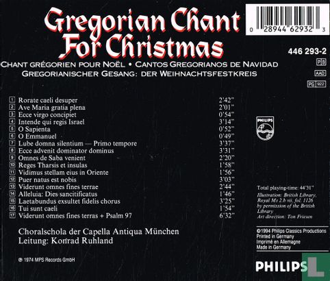 Gregorian Chant For Christmas - Afbeelding 2