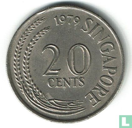 Singapore 20 cents 1979 - Afbeelding 1