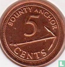 Pitcairneilanden 5 cents 2009 - Afbeelding 2