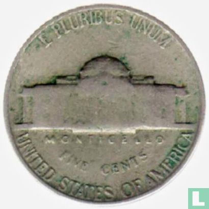 États-Unis 5 cents 1952 (sans lettre) - Image 2