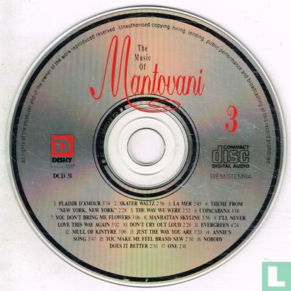 The Music Of Mantovani 3 - Afbeelding 3