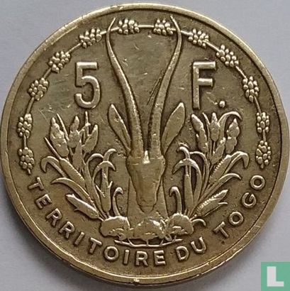 Togo 5 francs 1956 - Image 2