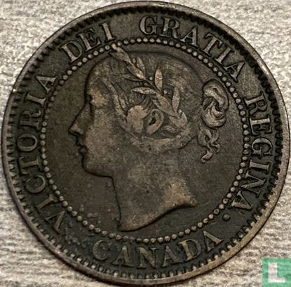 Canada 1 cent 1859 (wide 9) - Image 2