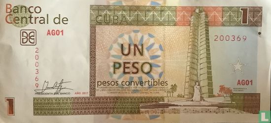 Kuba 1 Peso 2017 - Bild 1