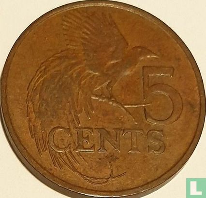 Trinidad en Tobago 5 cents 1976 (zonder REPUBLIC OF) - Afbeelding 2