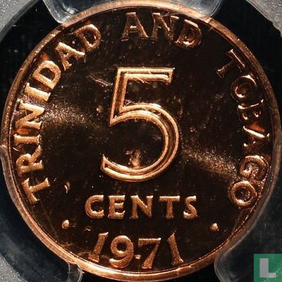 Trinidad und Tobago 5 Cent 1971 (mit FM) - Bild 1
