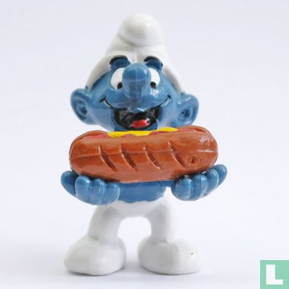 Schlumpf mit Hotdog - Bild 1