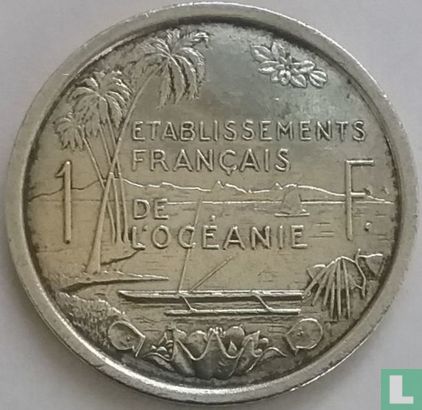 French Oceania 1 franc 1949 - Image 2