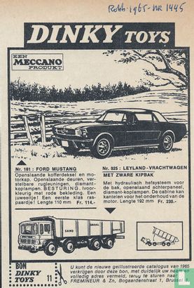 Nr. 161: Ford Mustang Nr. 925: Leyland - vrachtwagen met zware kipbak