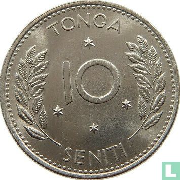 Tonga 10 seniti 1974 - Afbeelding 2