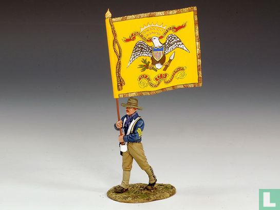   Roughrider w/ Regimental Flag  1898  