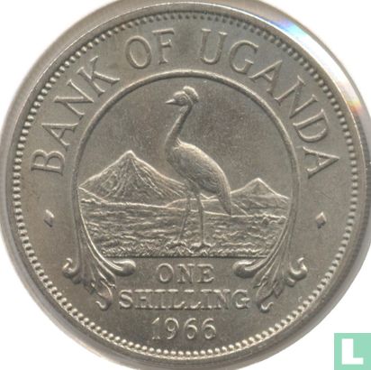 Uganda 1 shilling 1966 - Image 1
