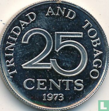 Trinidad und Tobago 25 Cent 1973 - Bild 1