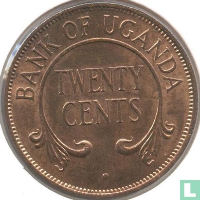 Ouganda 20 cents 1966 - Image 2