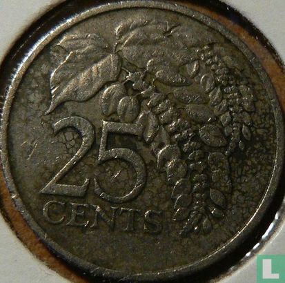 Trinidad en Tobago 25 cents 1977 (zonder FM) - Afbeelding 2