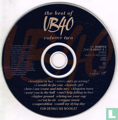 The Best of UB40 - Volume two - Image 3