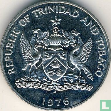 Trinidad and Tobago 50 cents 1976 (with REPUBLIC OF) - Image 1
