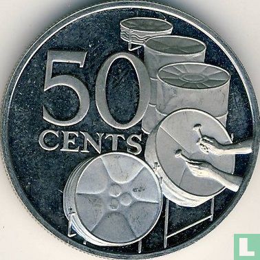 Trinidad and Tobago 50 cents 1976 (with REPUBLIC OF) - Image 2