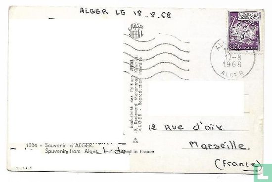 Vues d'Alger - 1034 - Souvenirs d'Alger - Afbeelding 2