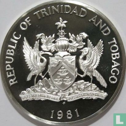 Trinité-et-Tobago 10 dollars 1981 "5th anniversary of the Republic" - Image 1