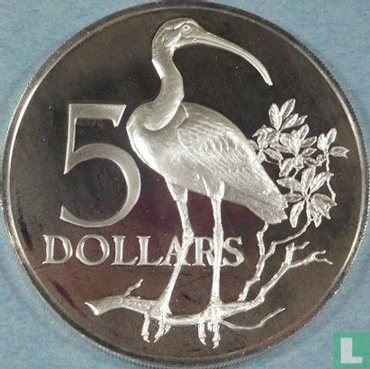 Trinidad en Tobago 5 dollars 1974 - Afbeelding 2