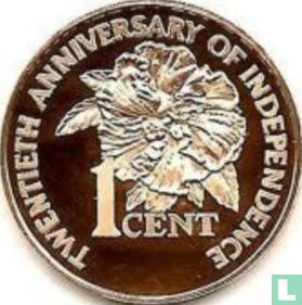 Trinidad en Tobago 1 cent 1982 "20th anniversary of Independence" - Afbeelding 2