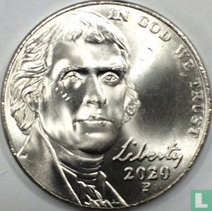 États-Unis 5 cents 2020 (P) - Image 1