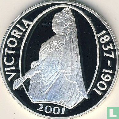 Tristan da Cunha 50 pence 2001 (PROOF - silver) "Centenary of the death of Queen Victoria" - Image 1