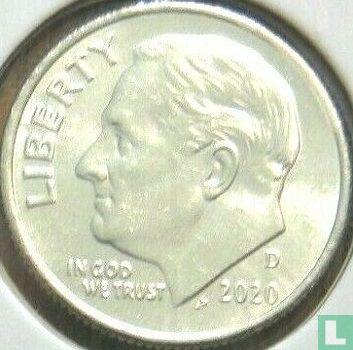 United States 1 dime 2020 (D) - Image 1
