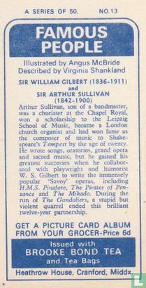 Sir William Gilbert (1836-1911) and Sir Arthur Sullivan (1842-1900) - Afbeelding 2