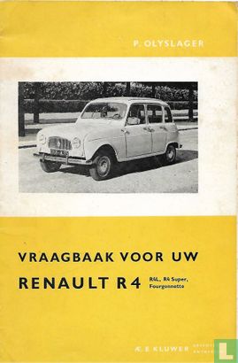 Vraagbaak voor uw Renault R4 - Afbeelding 1