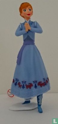 Prinses Anna met blauwe jurk - Afbeelding 1