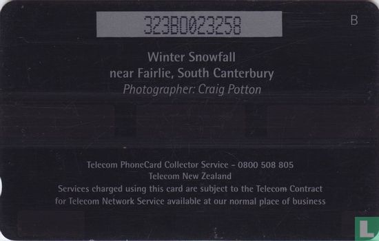 Winter Snowfall near Fairlie, South Canterbury - Afbeelding 2